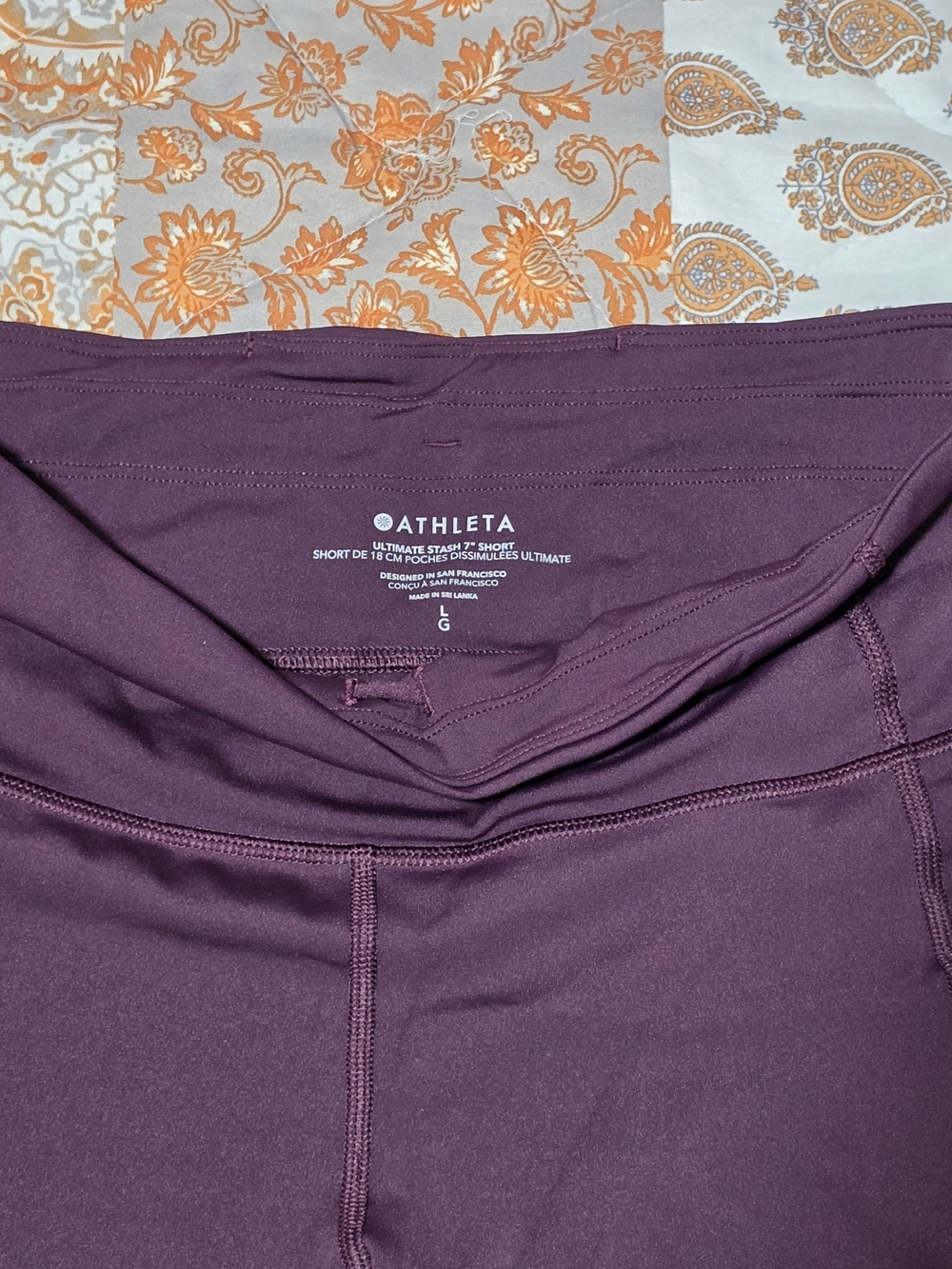 Athleta Plum High-Rise Bike Shorts